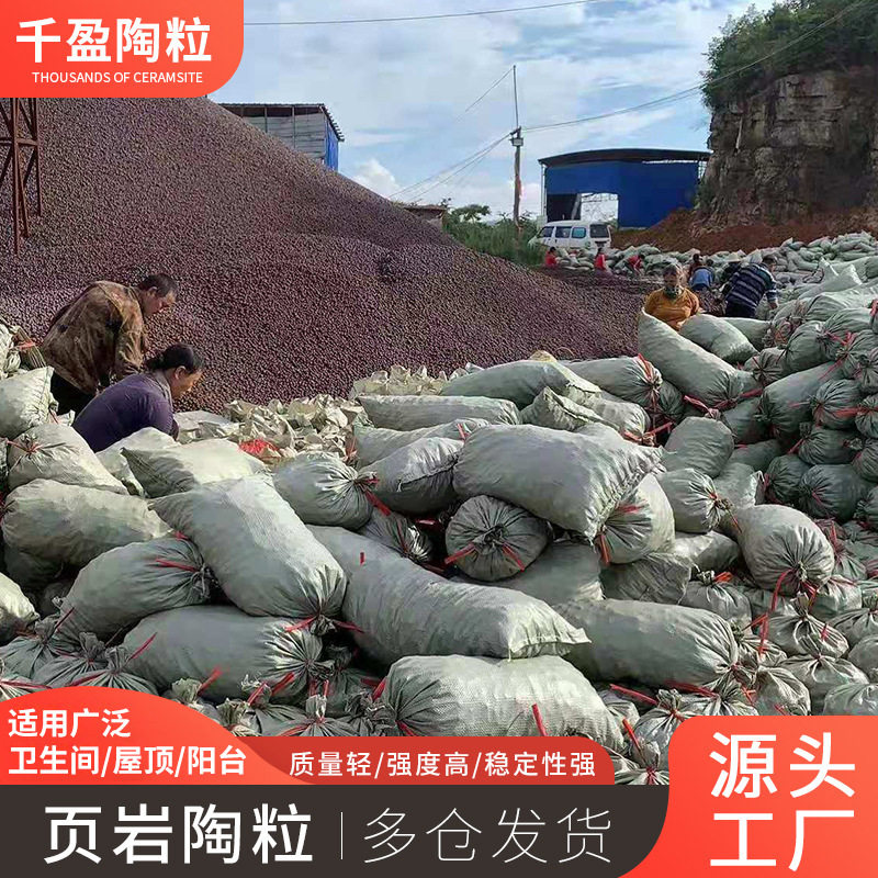 建筑回填陶粒批发卫生间材料厕所填充混凝土广东厂家直销轻质