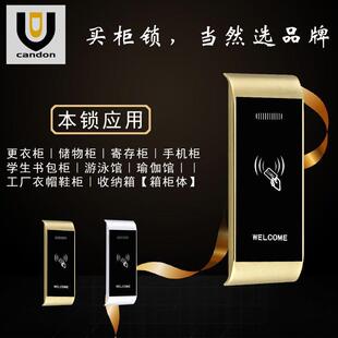 直销ZD208电子智能瑜珈馆更衣柜锁感应磁卡柜门锁可镭雕LOGO