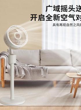 2023新品电风扇西点立式空气循环扇家用摇头落地大风力电风扇