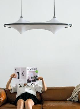 凡光客厅Vingtage中古风格长条亚克力简约餐厅客厅吊灯