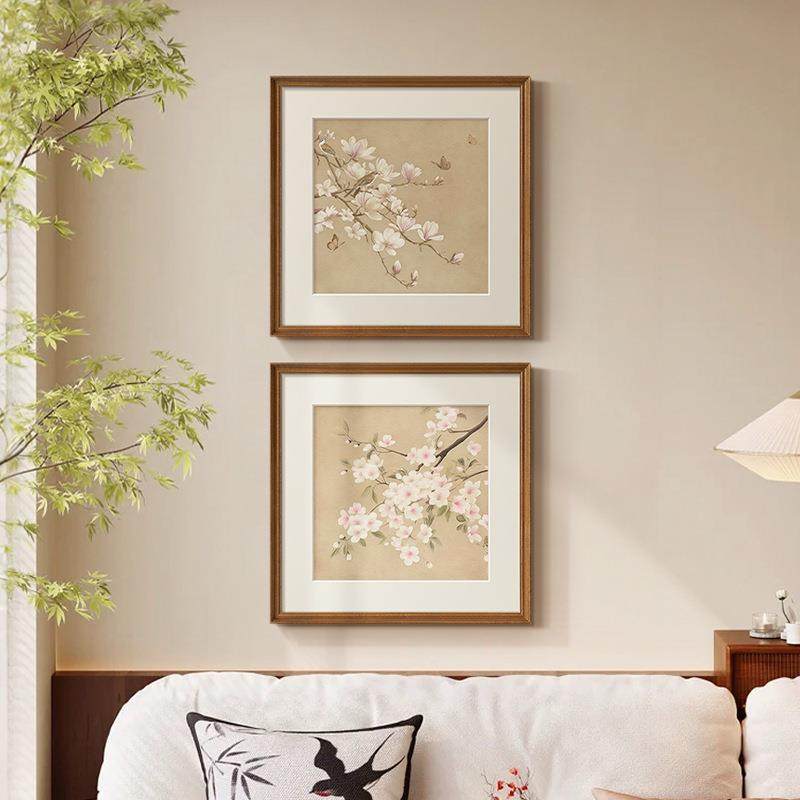 《蝶舞春枝》新中式中古风宋代美学挂画花鸟中国风客厅卧室装饰画,电子/电工,接线端子,淘宝优惠券,粉丝福利购,淘宝优惠卷