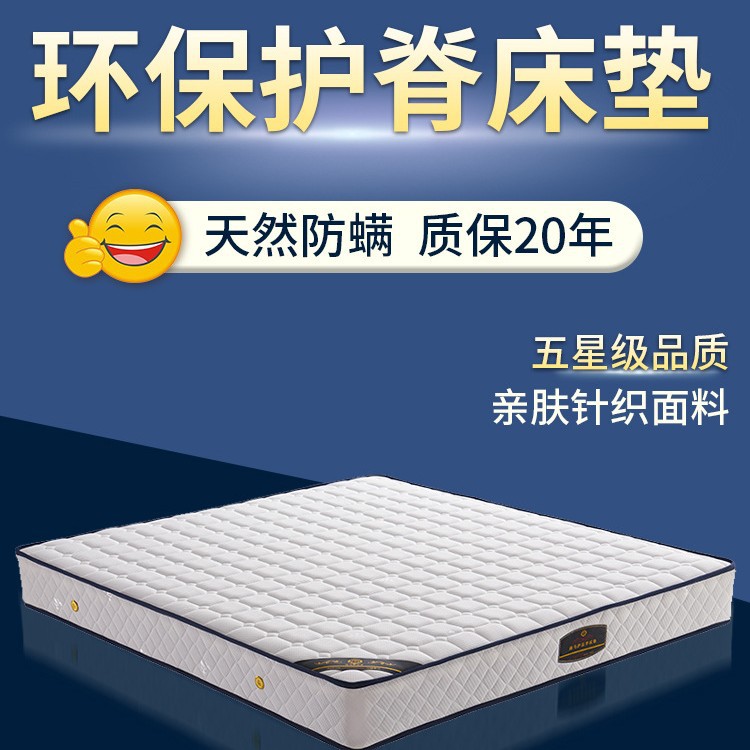 海马伊品梦床垫1.8米床软硬两用弹簧椰棕垫山棕席梦思垫20cm厚22