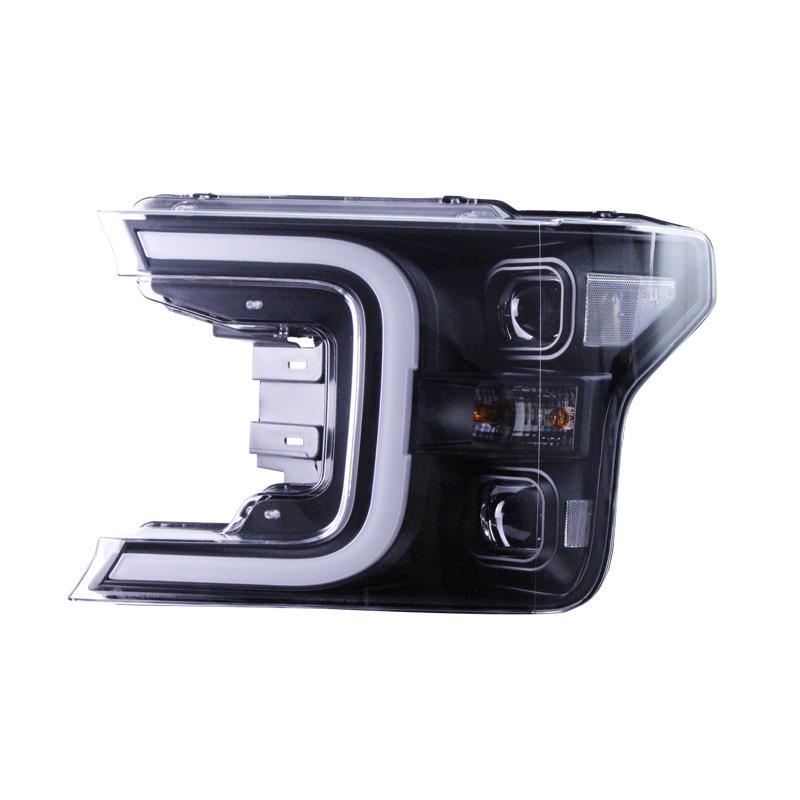 适用于适用于福特18-19款猛禽F150大灯总成改装LED日行灯双透镜氙