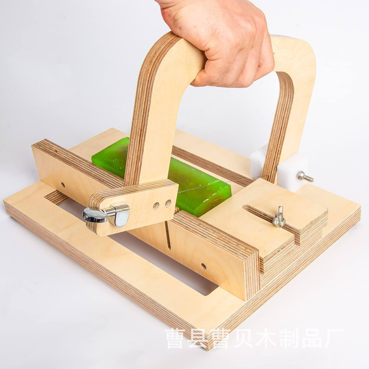木质手工冷制肥皂切皂器切皂台钢丝刀闸刀式切割刀工艺品肥皂用具