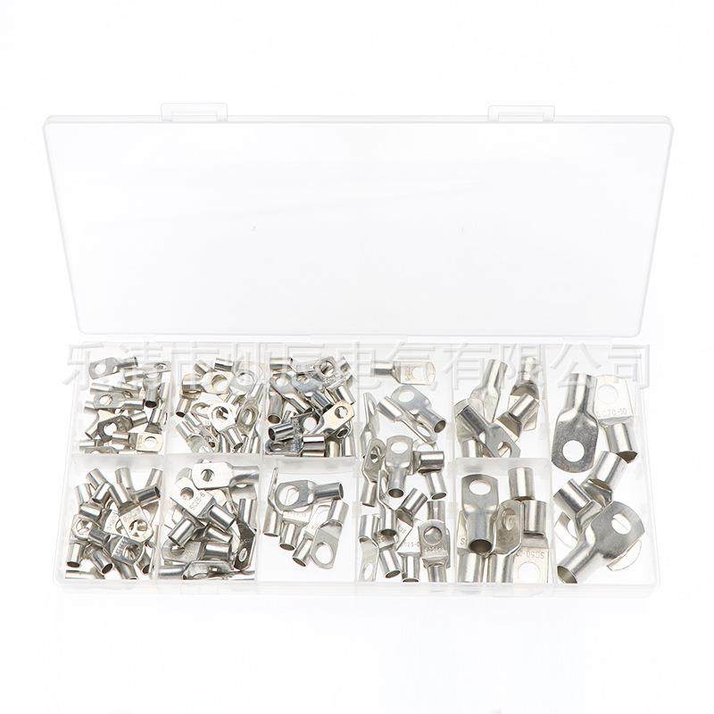 110pcs盒装镀锡窥口端子铜鼻子防水接线端子裸端子冷压SC10-SC70,鲜花速递/花卉仿真/绿植园艺,割草机/草坪机,淘宝优惠券,粉丝福利购,淘宝优惠卷