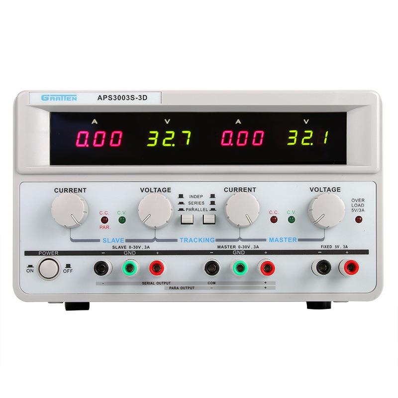 安泰信双路直流稳压电源数显电源30V3A实验电源线性稳压电源30V