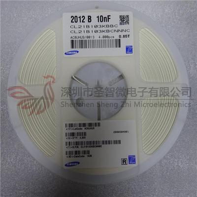 080510nF0.01UF103K10%50VCL21B103KBBC一盘4000个