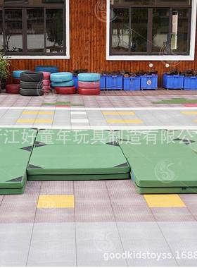 仰卧起坐垫游戏垫静音折叠海绵垫舞蹈垫儿童练功垫学生中考体操垫