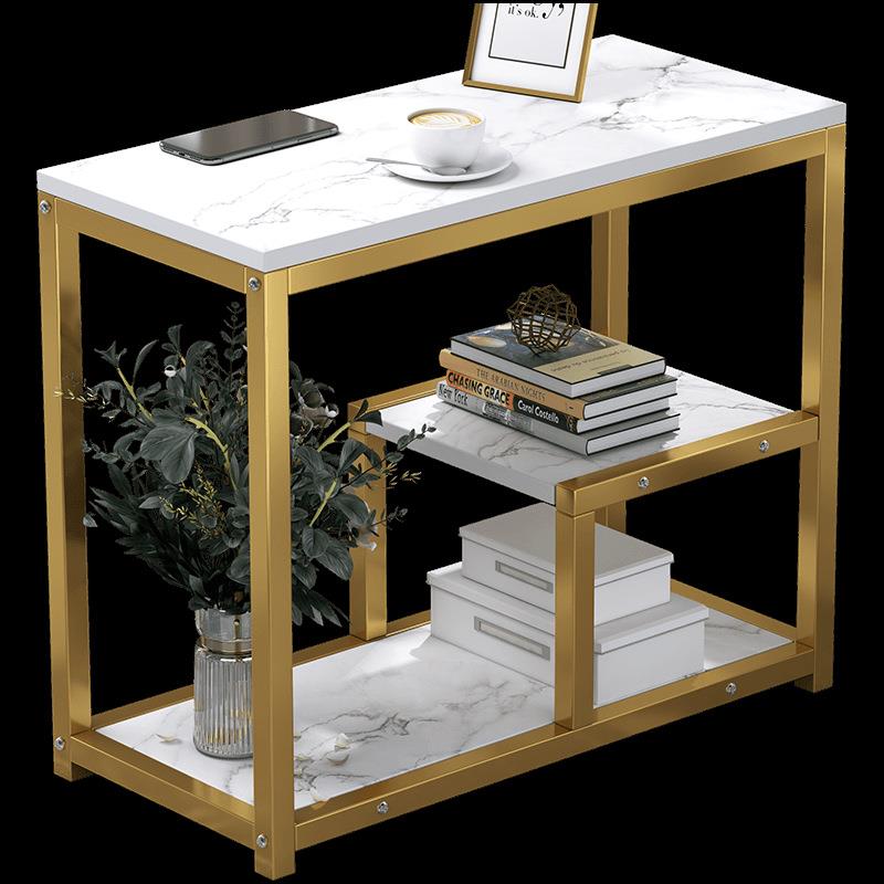 BK9K边几小茶几小桌子置物架沙发侧边柜简约轻奢茶桌茶水柜窄