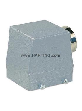 浩亭HARTING09300320523H32B边出线双扣PG42金属上壳