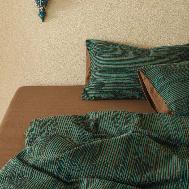 2025新款色织提花四件套日式复古几何线条全棉套件双人床上用品,家装灯饰光源,其它灯具灯饰,淘宝优惠券,粉丝福利购,淘宝优惠卷