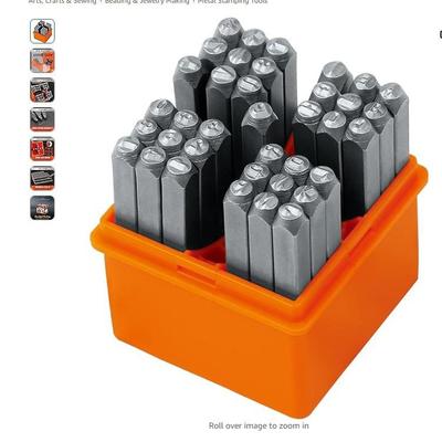 HORUSDY热卖字母数字钢印组合套装40铬A-Z0-997757