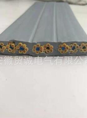 YGCB-3*10+1*6硅橡胶扁电缆YFFBG14芯行车电缆