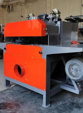 方木多片锯加重木工多片锯小型台面升降上下轴方木多片锯