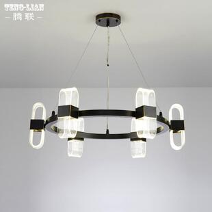 北欧客厅餐厅全铜吊灯轻奢水晶卧室房间美式别墅书房大厅楼梯灯具