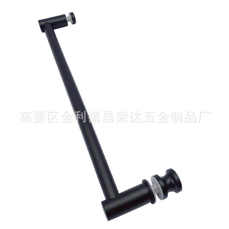 黑色淋浴房门把手浴室卫生间移门扶手圆管201不锈钢玻璃门大拉手