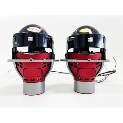 智能随动转向大灯车灯改装转向辅助大灯低配升级高配LED双光透镜