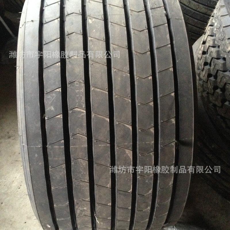 拖车卡车钢丝轮胎 445/45R19.5 加宽改装车轮胎 18R19.5
