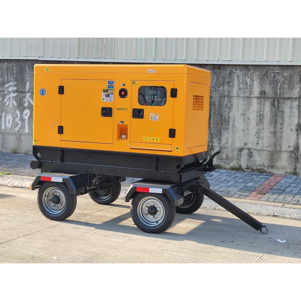 四轮拖车50KW玉柴柴油发电机组63KVA静音发电机玉柴YC4D90Z-D21
