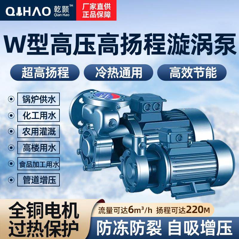 W型单级旋涡泵380V卧式高温高扬程锅炉给水泵供暖增压热水循环泵,五金/工具,循环泵/热水循环泵,淘宝优惠券,粉丝福利购,淘宝优惠卷