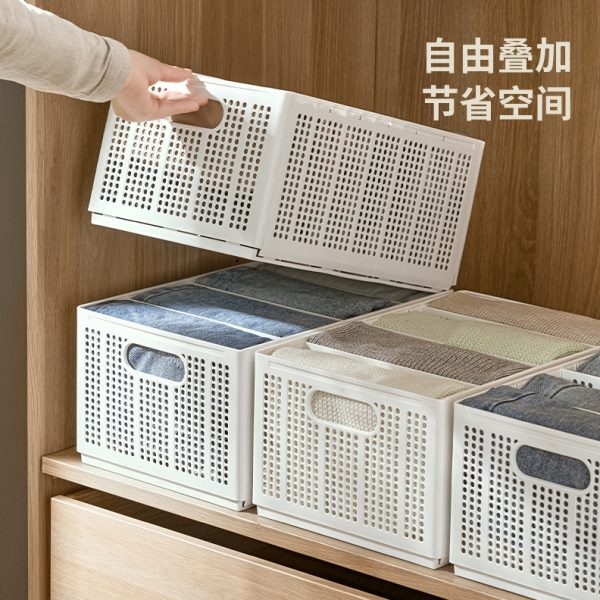 衣服裤子折叠收纳箱衣物收纳神器抽屉分格盒家用衣柜整理箱分层筐
