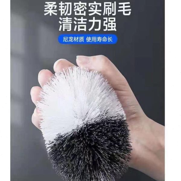 s无死角马桶刷卫生间家用洗厕所刷子洁厕刷长柄挂墙式免打孔清洁