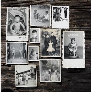 民俗老物件怀旧收藏老照片知青下乡黑白相片装饰旧货收藏品摆件