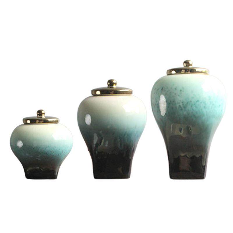 现代简约北欧陶瓷窑变花器花瓶摆件样板房售楼处客厅软装饰储物罐,橡塑材料及制品,工业陶瓷,淘宝优惠券,粉丝福利购,淘宝优惠卷