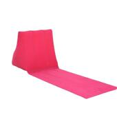 厂家直供充气三角靠垫PVC植绒靠枕现货植绒三角垫沙滩垫