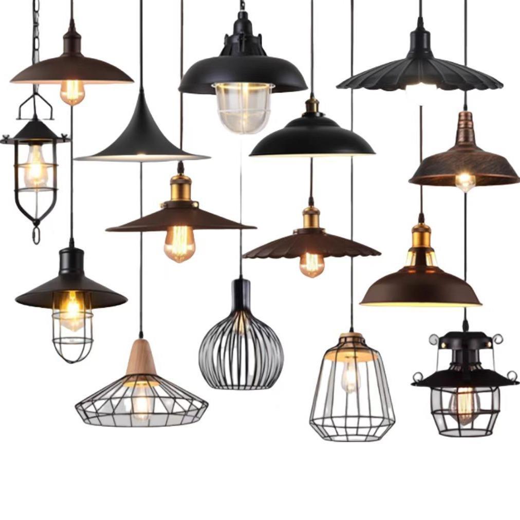 loft美式古工业复酒风吊灯怀旧个性意吧台餐创厅吧咖啡厅装饰灯具