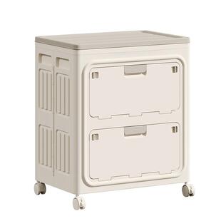 衣服收纳箱家用大容量翻盖侧开整理箱卧室被子可折叠收纳柜储物柜