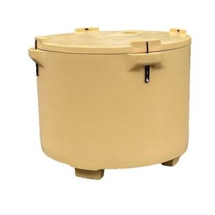 2025新款圆形野营保温箱车载保温户外630L大容量冷冻箱冷藏箱