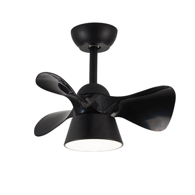 简约吸顶吊扇灯北欧餐厅小风扇灯儿童卧室房带电风扇的吊灯变频