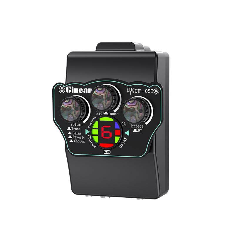 木吉他加震拾音器带调音表蓝牙伴奏带加振