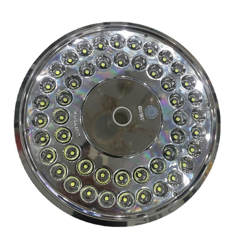 新款细条纹电镀48LED户外旗杆灯旗帜灯帐篷野营灯伞顶灯