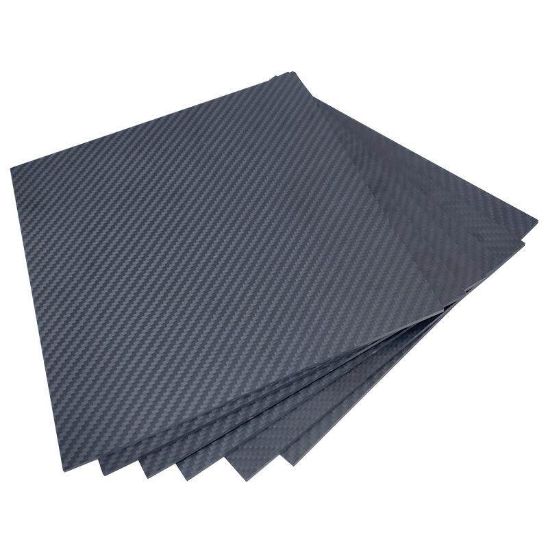 碳纤维无人机板穿越机板材加工3K斜纹平纹哑光亮光碳纤维板工厂