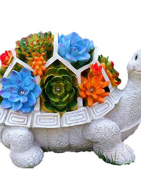 户外LED树脂乌太龟阳能灯热卖肉花园多雕摆像装饰WSCBC-25品件