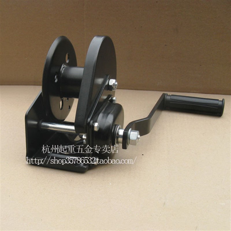 手摇绞盘手动绞盘手摇卷扬机手摇绞车带自锁 00LB-LB