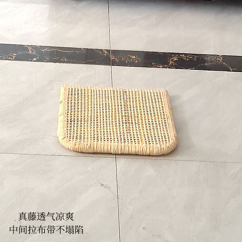 汽车坐垫夏季通风透气真藤座垫出租车货车电脑椅办公室椅久坐