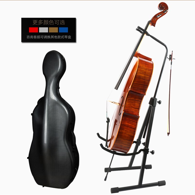 梵阿玲C111欧料纯手工制作演奏级独奏大提琴鸡爪纹云杉面板