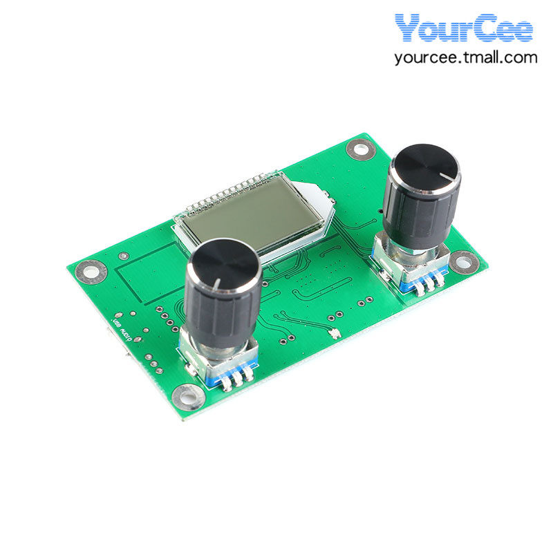 F调频立体声数字收音机模块音频接收器 旋钮按键液晶