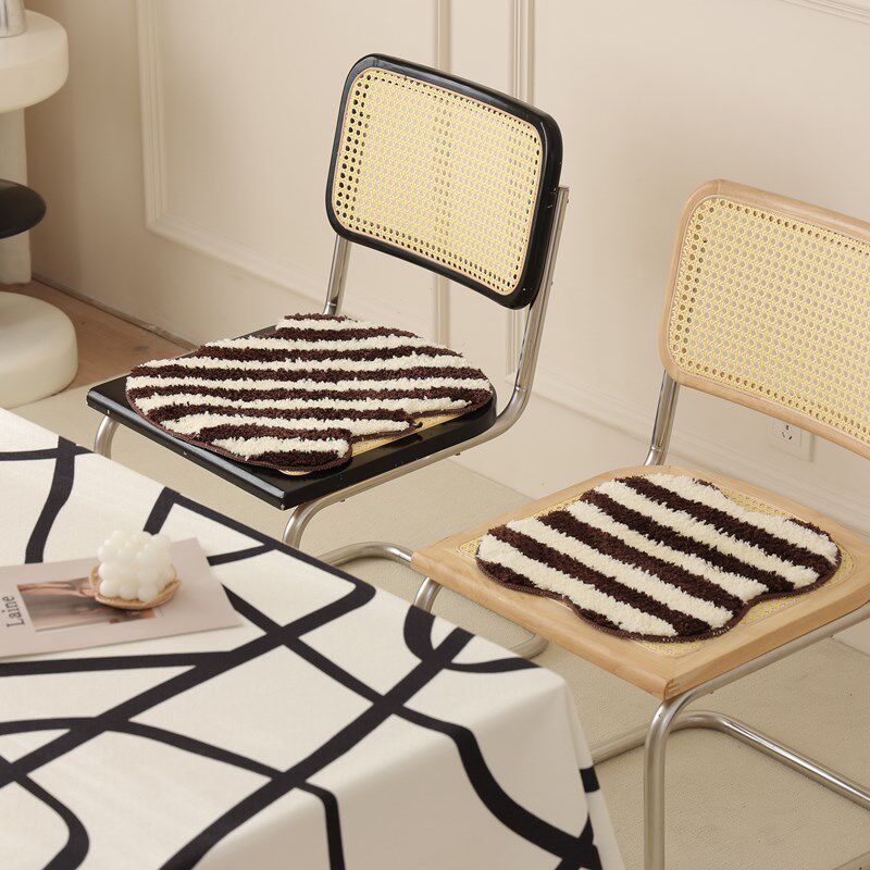 复古异形坐垫餐椅垫餐桌椅子垫子薄款四季通用办公室久坐累屁垫