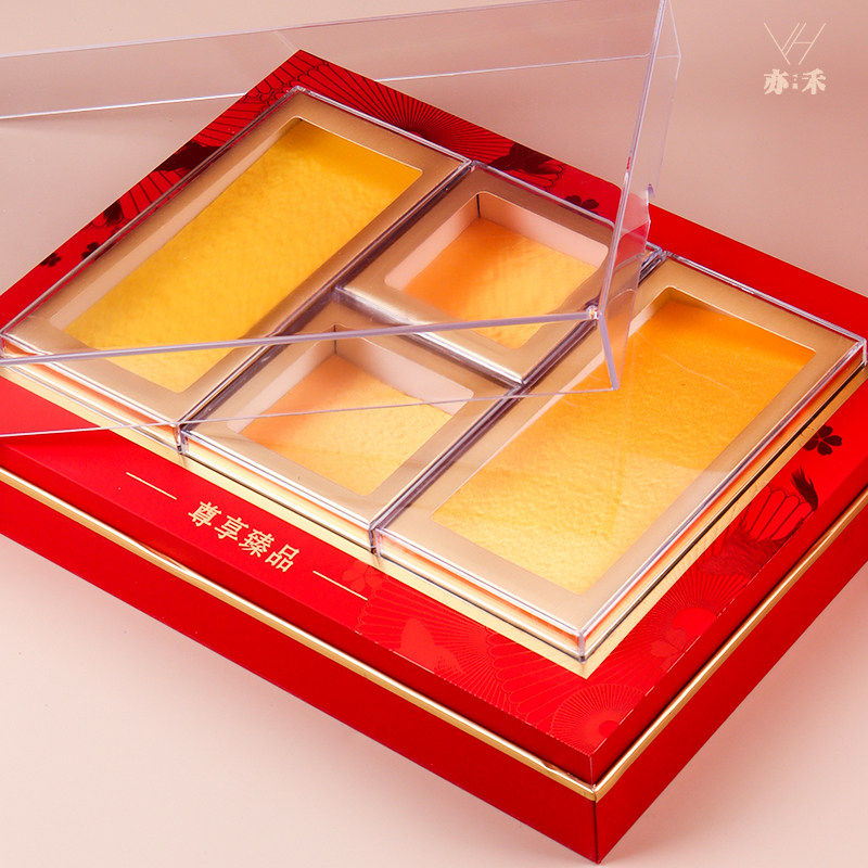 水晶高档拼礼盒石斛海参鲍鱼元贝干货包装盒四宝三拼礼品空盒,包装,礼品盒,淘宝优惠券,粉丝福利购,淘宝优惠卷