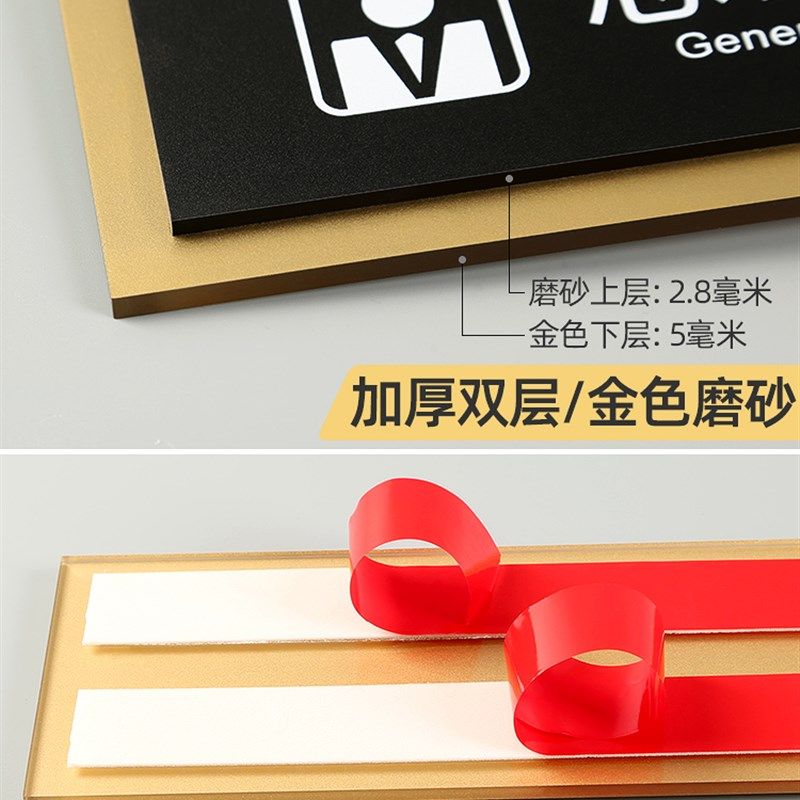 高档门牌定制档案室综合办公室门牌标识牌培训室墙创意高级标志牌