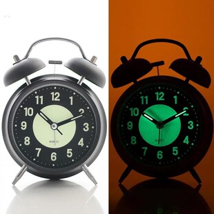 充电夜光小闹钟,为学生提供超级响亮的家庭床旁卧室闹钟宿舍客