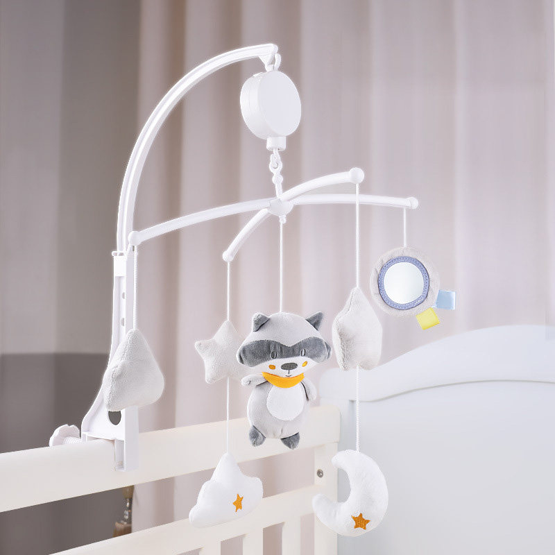 婴幼儿床铃摇铃儿童 岁音乐床头铃宝宝安抚益智布挂件