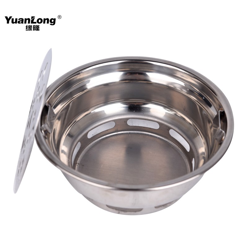 韩式烤肉炉炭盆不锈钢碳盆碳烤炉用炭碗碳盒加厚炭盒多种款式可选