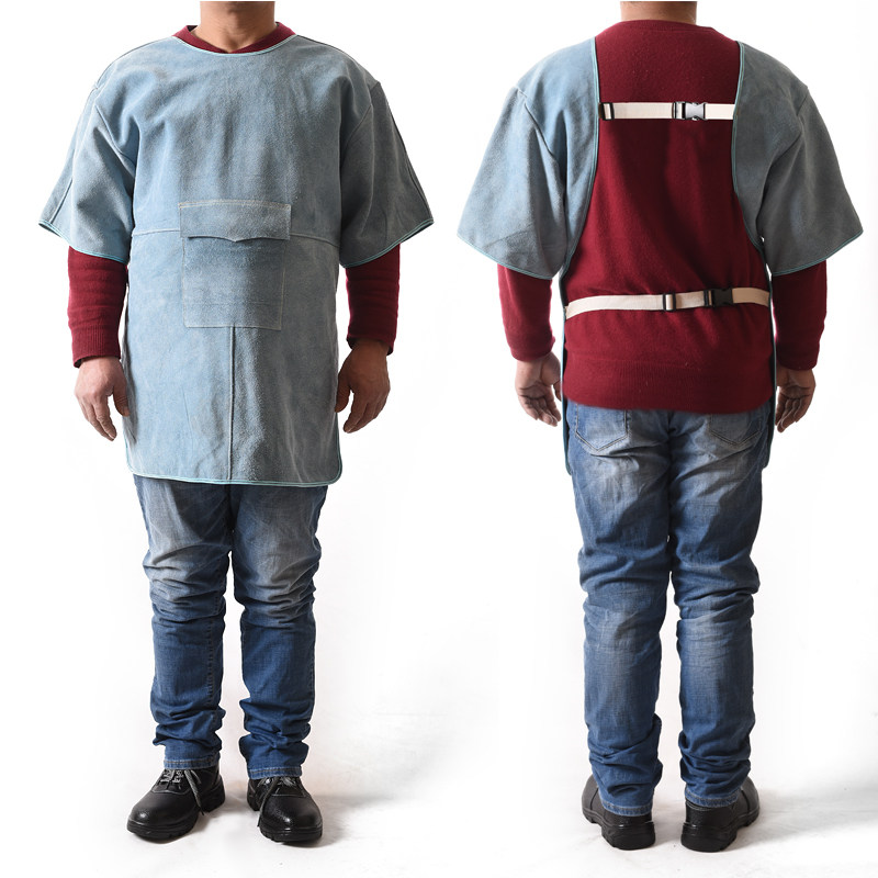 牛皮电焊防护服焊工服氩弧焊工作服防辐射防飞溅耐高温反穿衣围裙,居家日用,防护服,淘宝优惠券,粉丝福利购,淘宝优惠卷