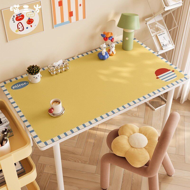 儿童书桌垫学生电脑学习桌防水防油桌布桌面保护垫办公室台面垫子