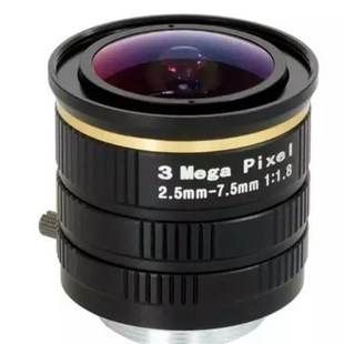 超广角 全幅小变焦高万C接口7.5mm工业检测镜头D扫描